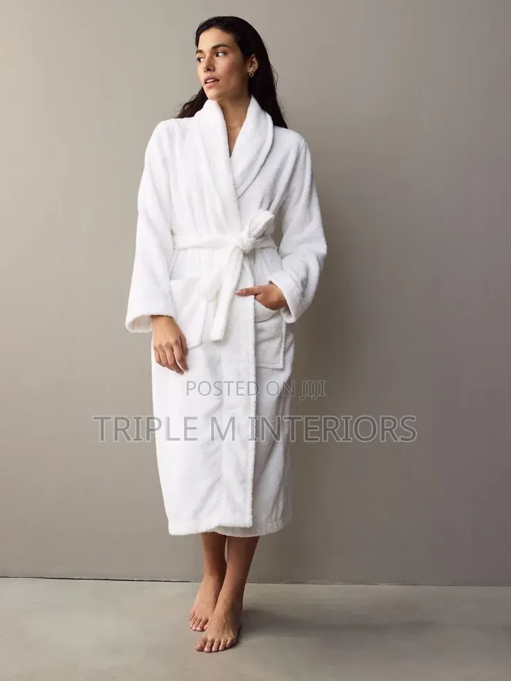 Pure Cotton Absorbent Bath Robes for Adults