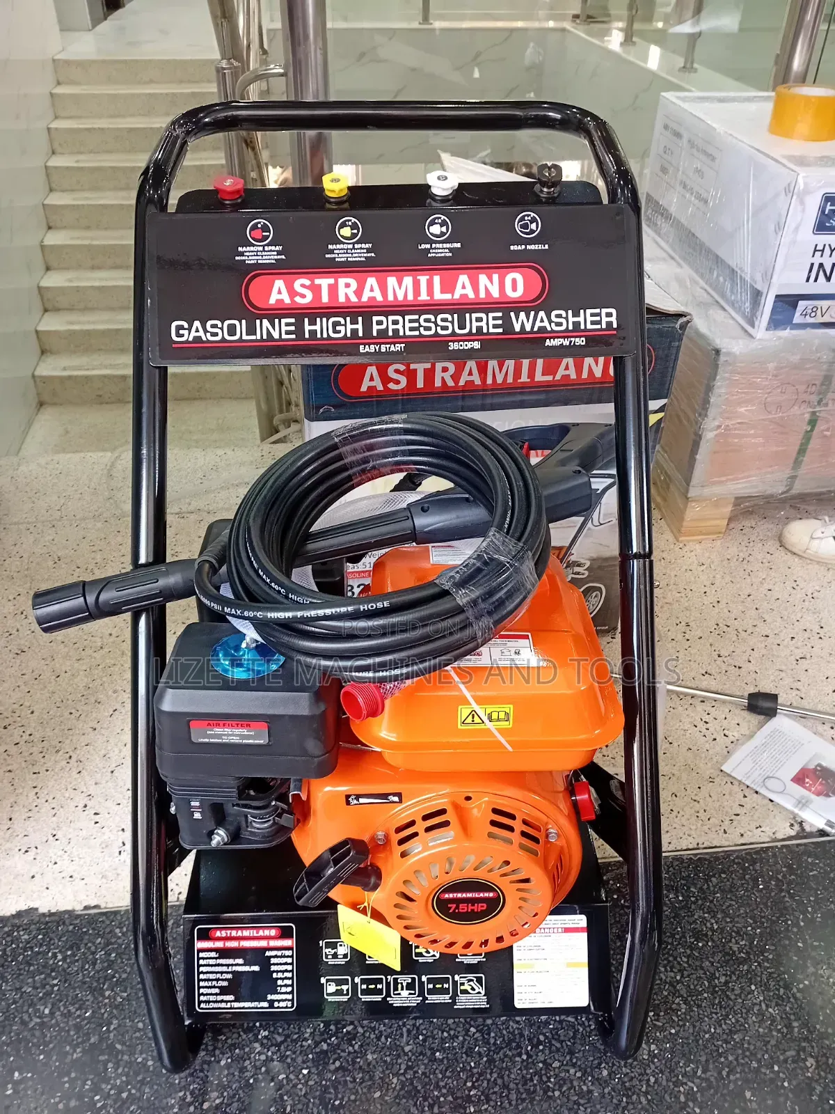 Astramilano 3600psi Petrol High Pressure Washer