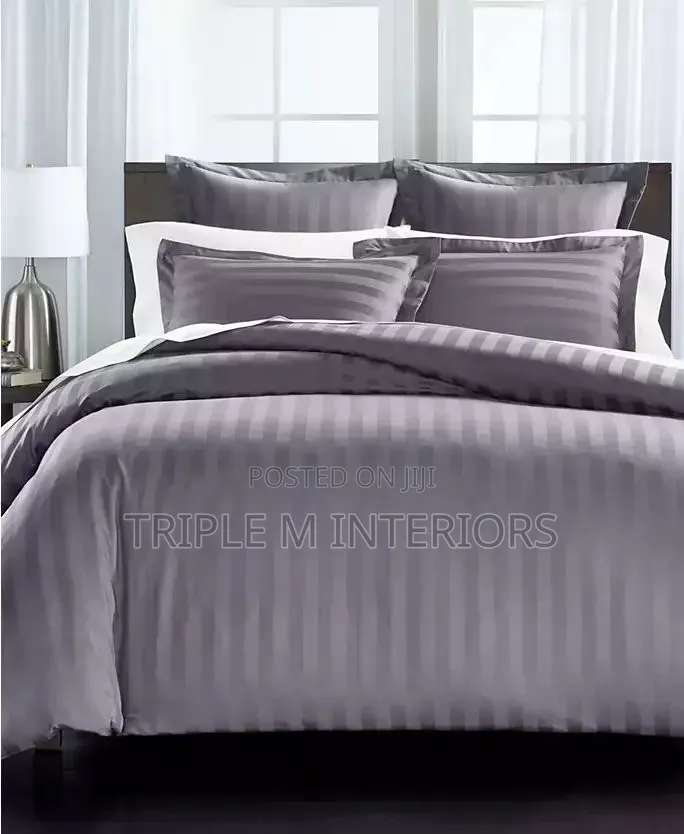 Modern Slate Grey Hotel Style Bedding
