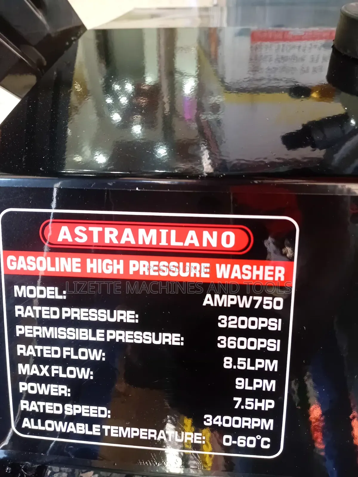 Astramilano 3600psi Petrol High Pressure Washer