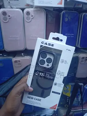 iPhone 13 Pro Black Tpu Magnetic Case Non-Slip Grip Cover