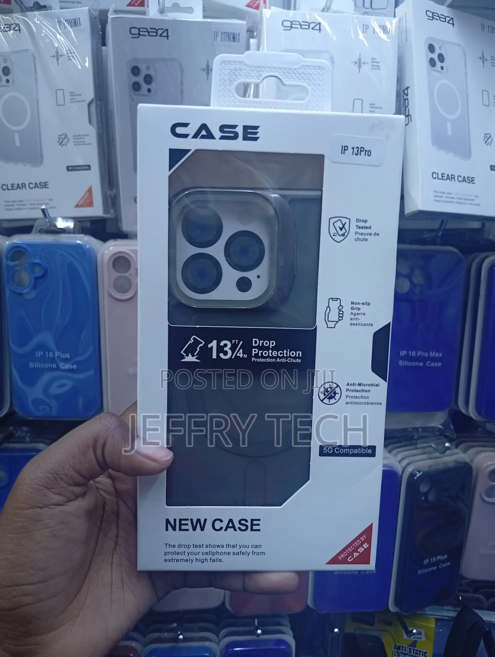 iPhone 13 Pro Transprent Case With Drop Protection Features