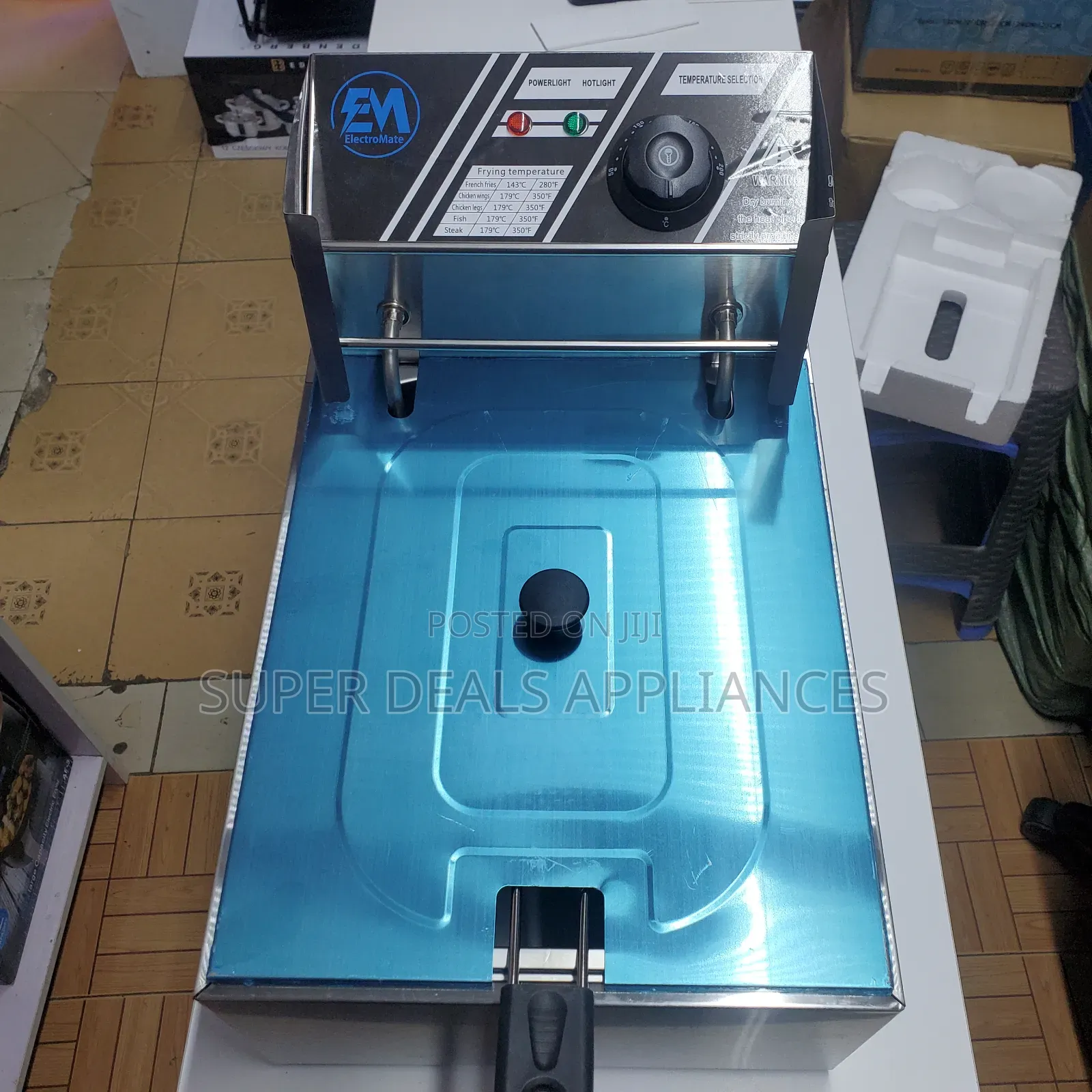 Electromate Single Fryer