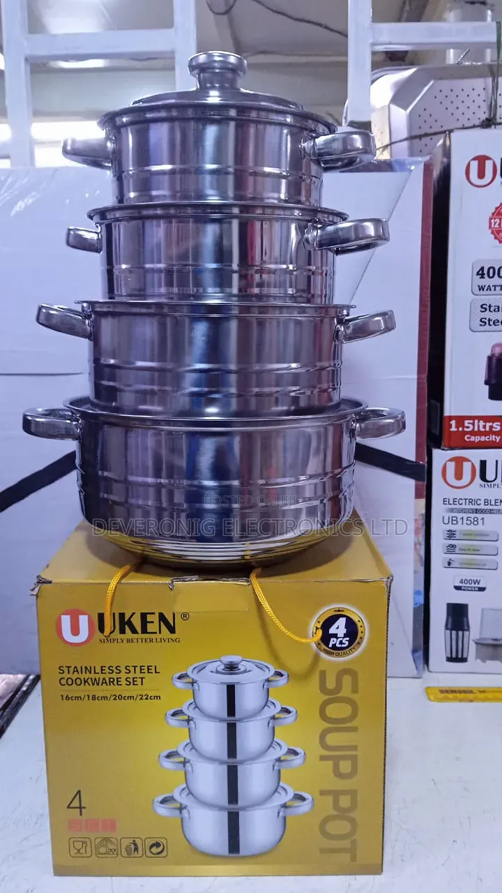 Uken 4pcs Soup Pot