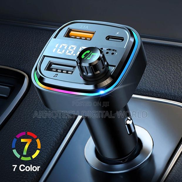 Bluetooth Car Fm Modulator Transmitter With Dual Usb Fast Charging - main view