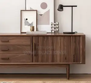Tv Stand: Natural Oak Entertainment Console