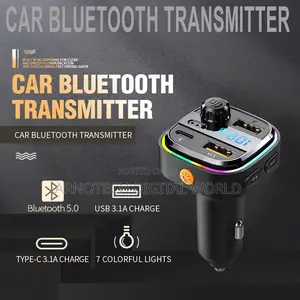 Bluetooth Car Fm Modulator Transmitter With Dual Usb Fast Charging