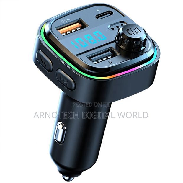 Bluetooth Car Fm Modulator Transmitter With Dual Usb Fast Charging - thumbnail 3