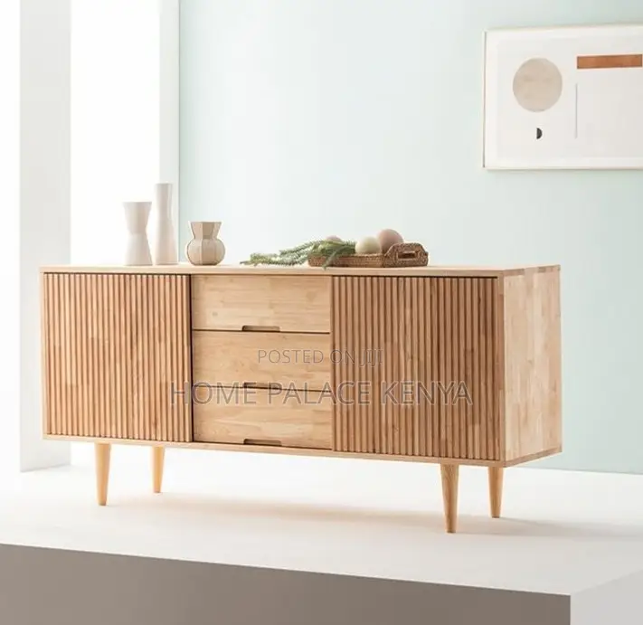Tv Stand: Natural Oak Entertainment Console