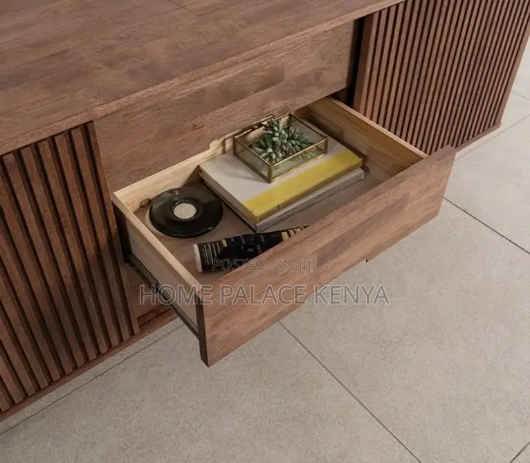 Tv Stand: Natural Oak Entertainment Console