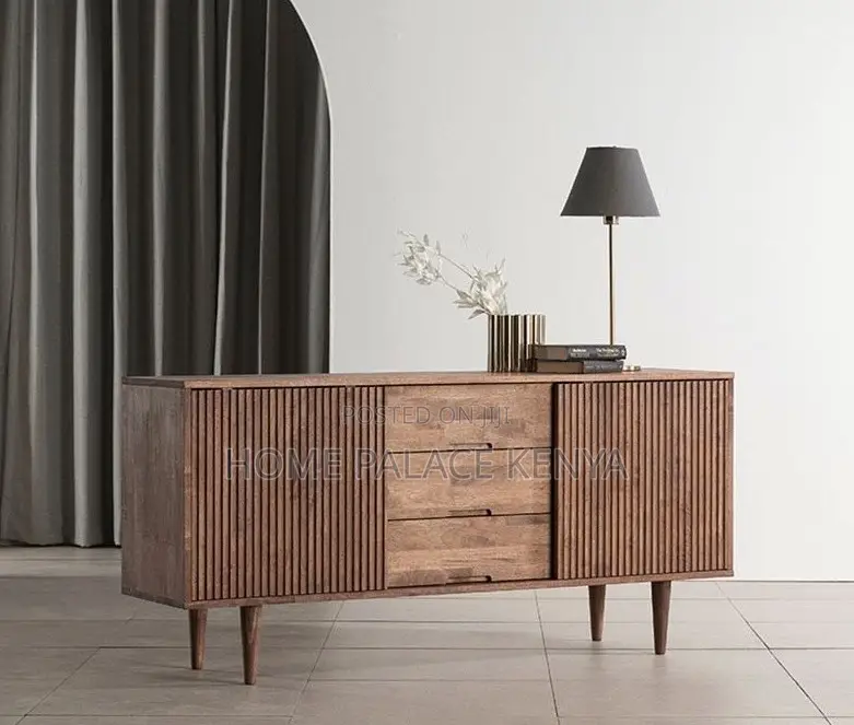Tv Stand: Natural Oak Entertainment Console