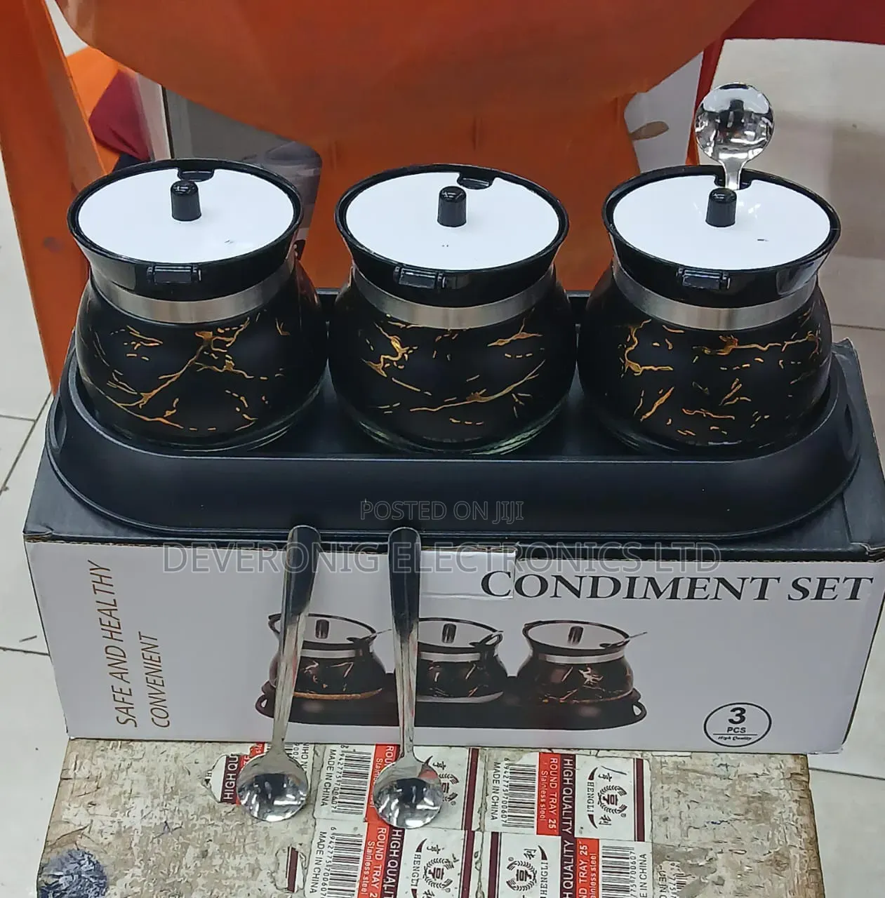 Condiment Sugar Dish Set
