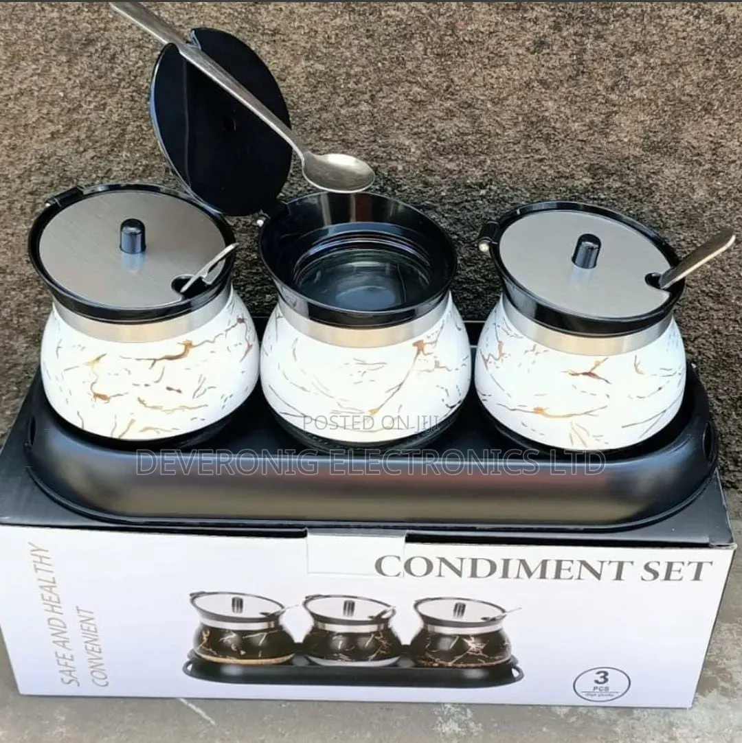 Condiment Sugar Dish Set