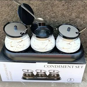 Condiment Sugar Dish Set