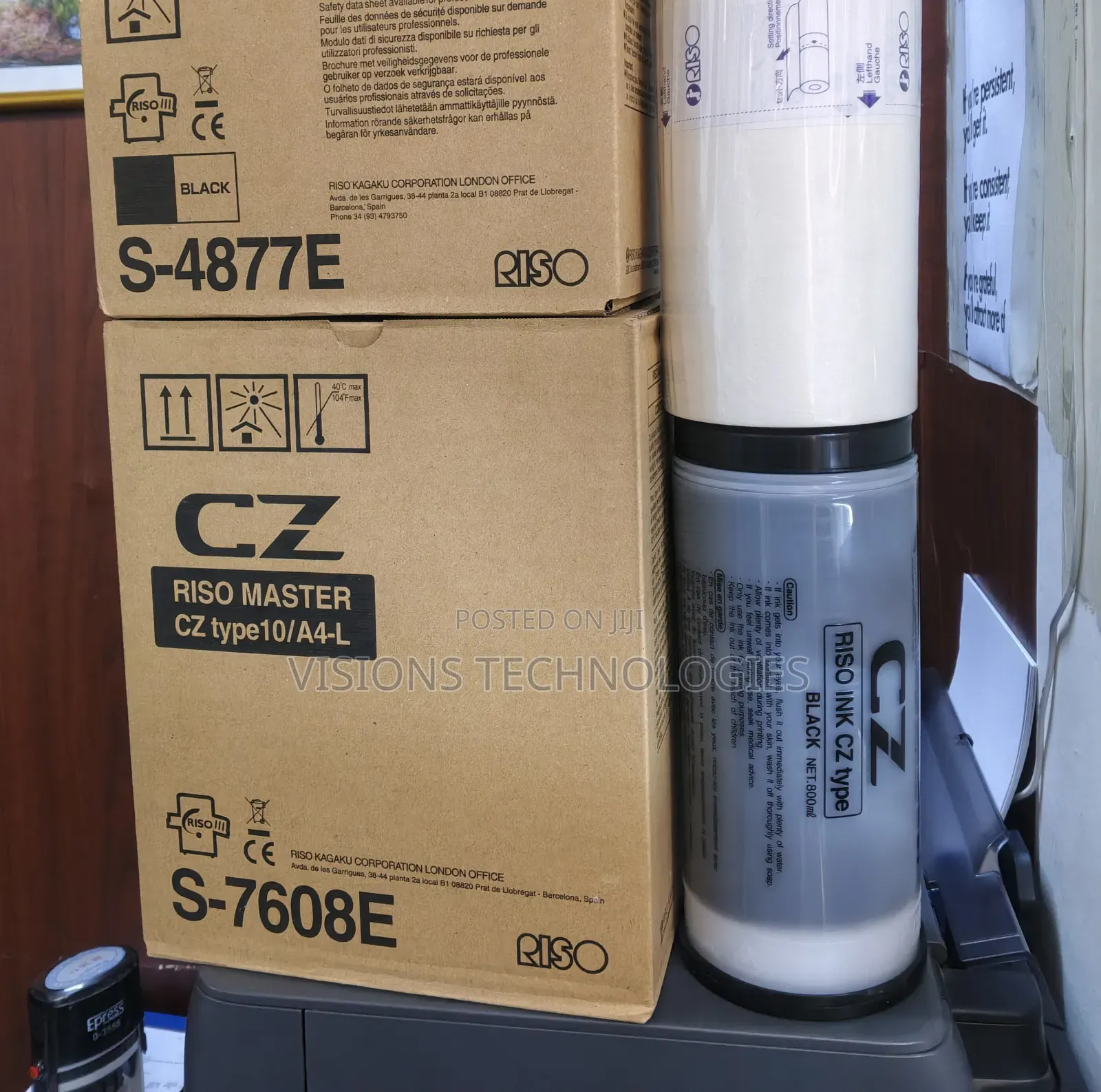 Cz Ink for Risograph Cz 100/180/1860 Digital Duplicator Machine.