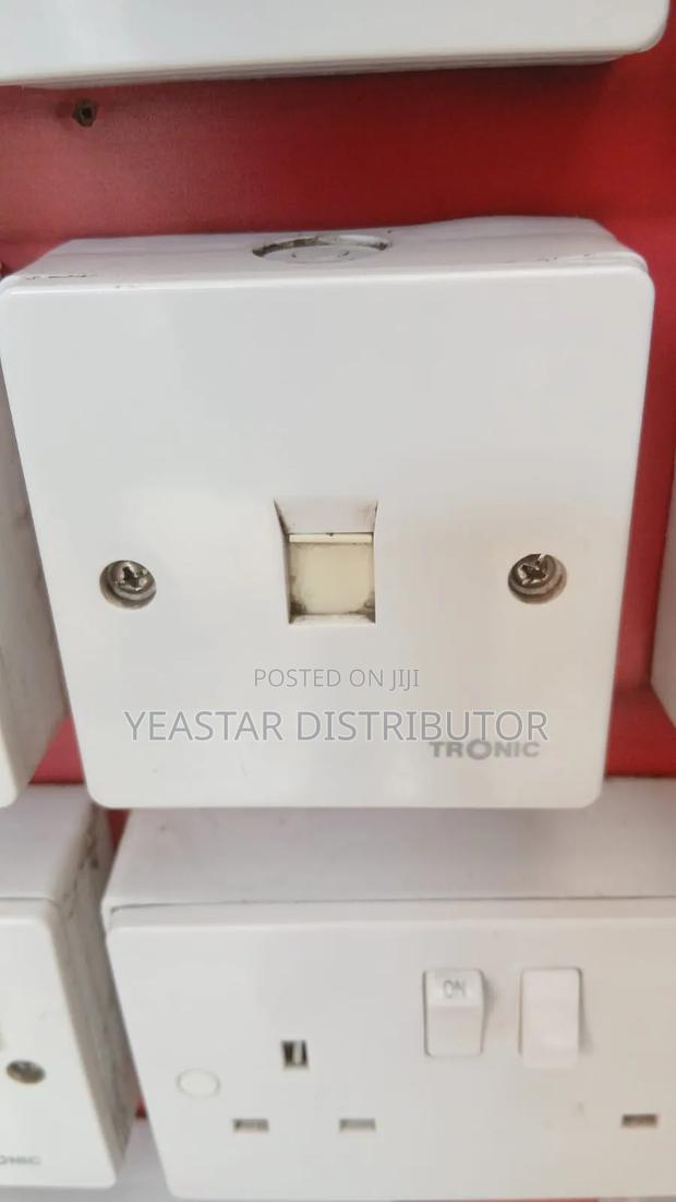 Tronic Single Rj45 Data Socket