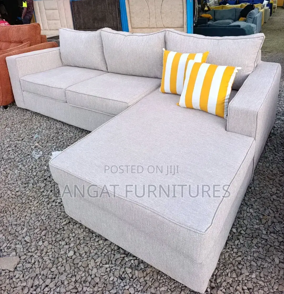 Elegant Modern 6 Seater L Shaped Sofa