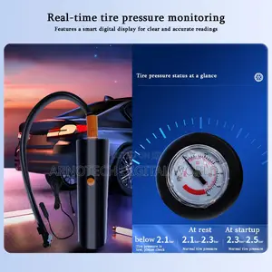 Tire Inflator With Digital Gauge for Cars, Motos, Bikes, and Balls