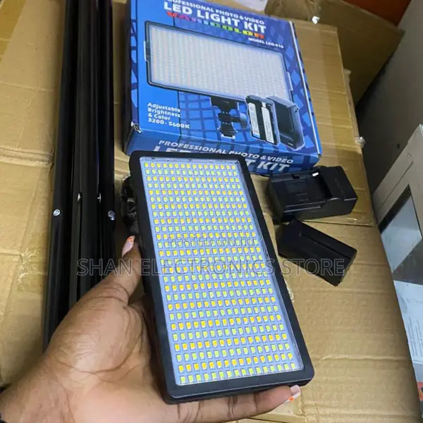 3200- Professional Photo Video Led Light Kit Led-416