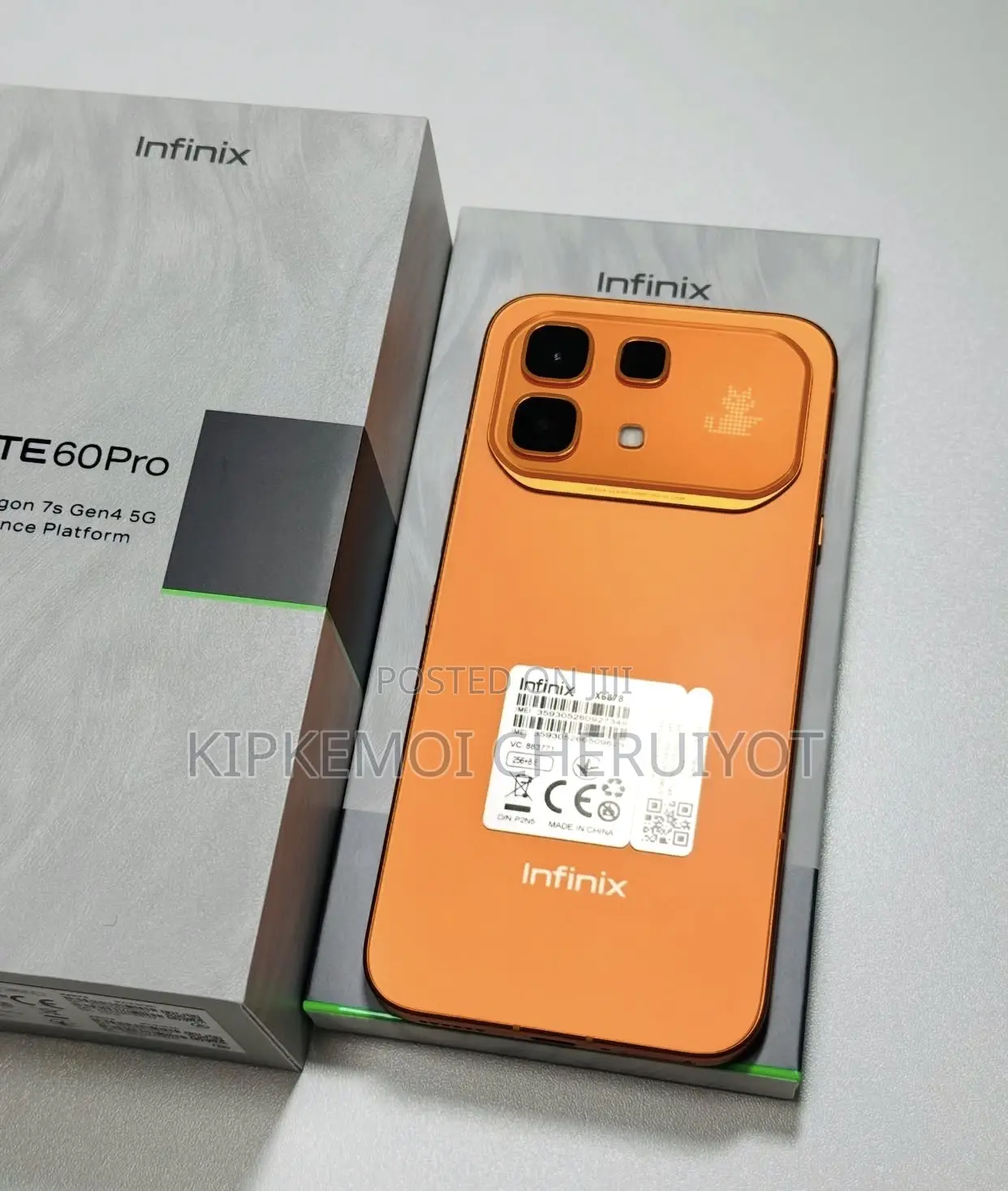 New Infinix Note 60 Pro 256 GB Orange