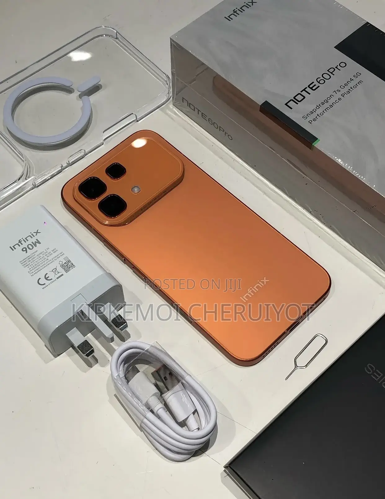 New Infinix Note 60 Pro 256 GB Orange