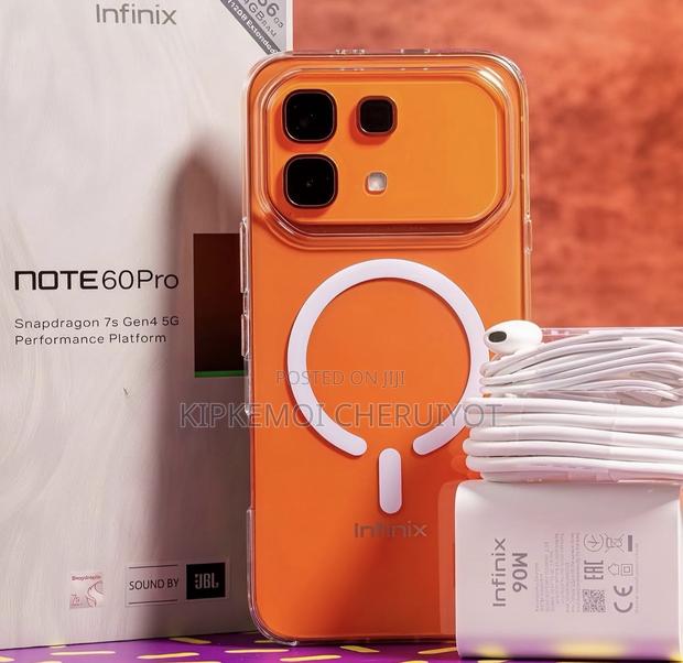 New Infinix Note 60 Pro 256 GB Orange - thumbnail 3