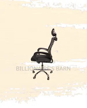 Modern Secretarial Mesh Chair Adjustable Headrest and Lumbar Support