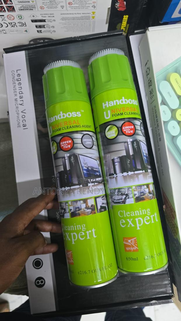 Universal Foam Cleaning Spray for Office Equipment Metal