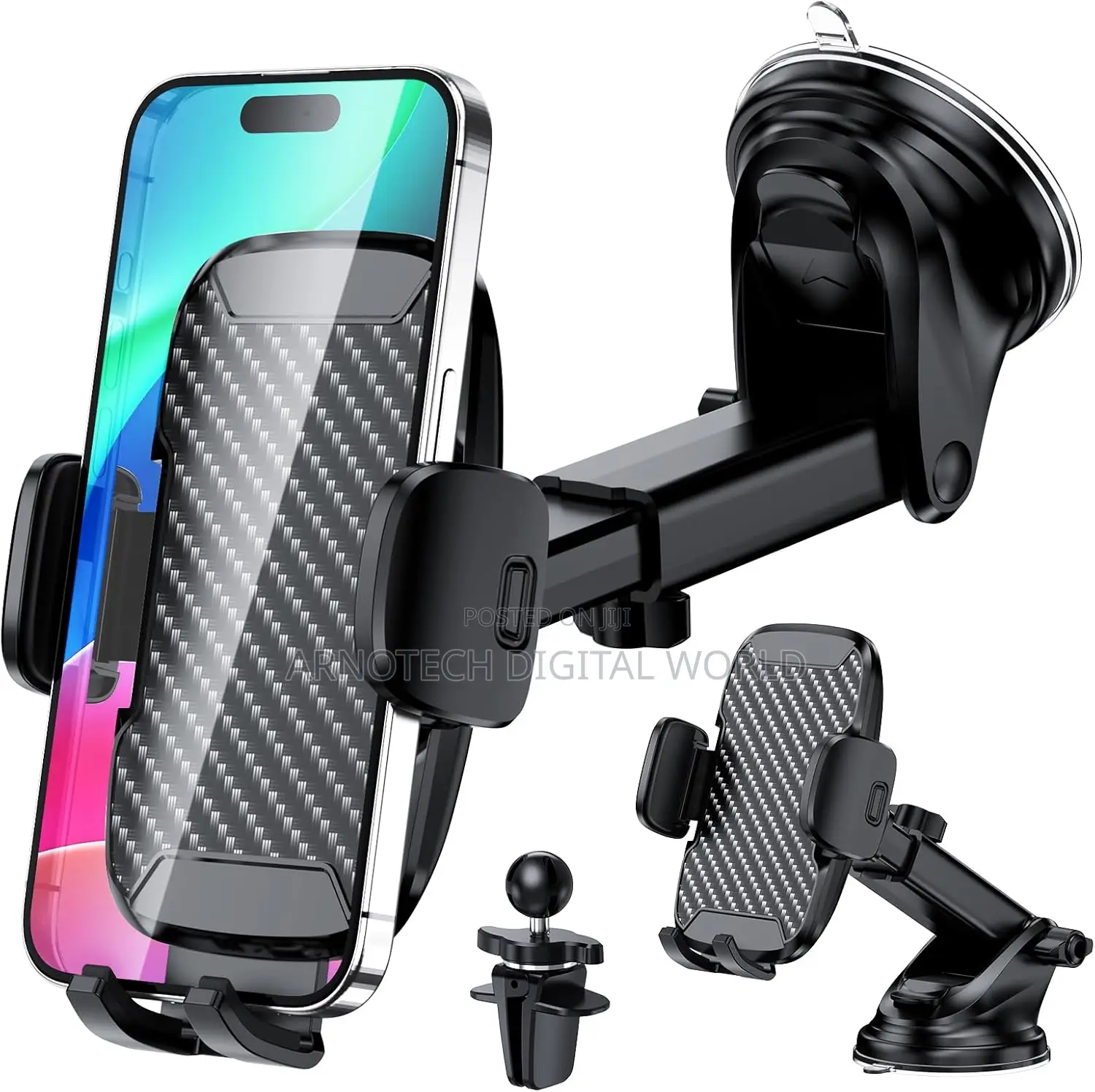Universal Car Phone Holder, Car Phone Mount for All Smartphones