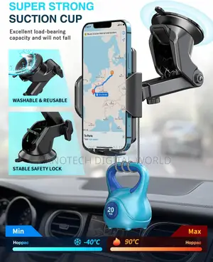 Universal Car Phone Holder, Car Phone Mount for All Smartphones