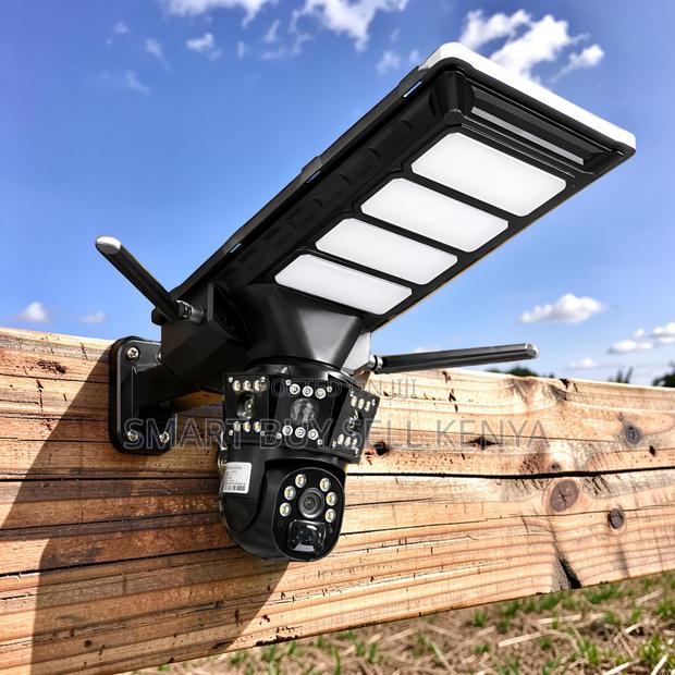 4g Remote Control Solar Camera With Outdoor Security Solar Streetlight