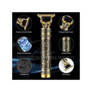 Rechargeable Cordless T9 Hair Trimmer For Men Usb Powered