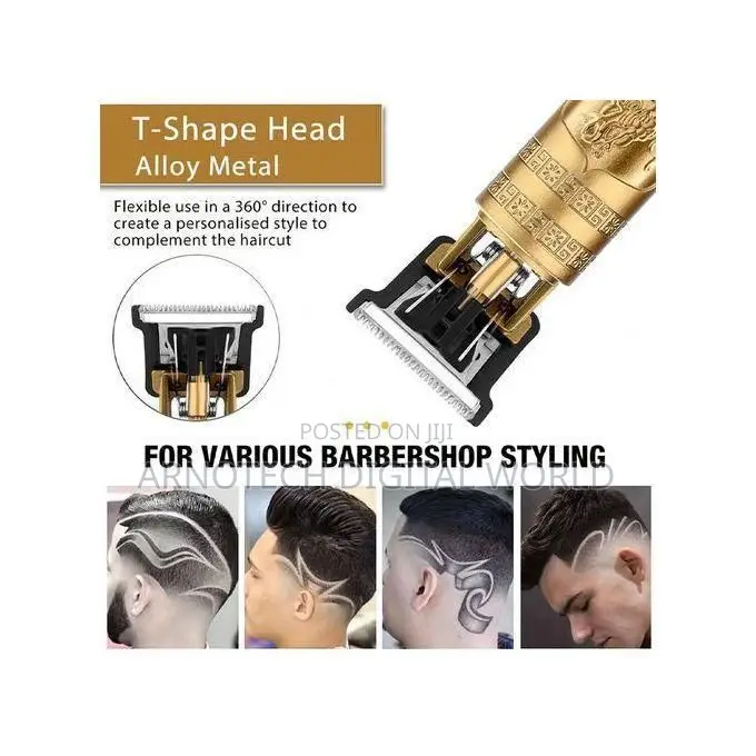 Rechargeable Cordless T9 Hair Trimmer For Men Usb Powered