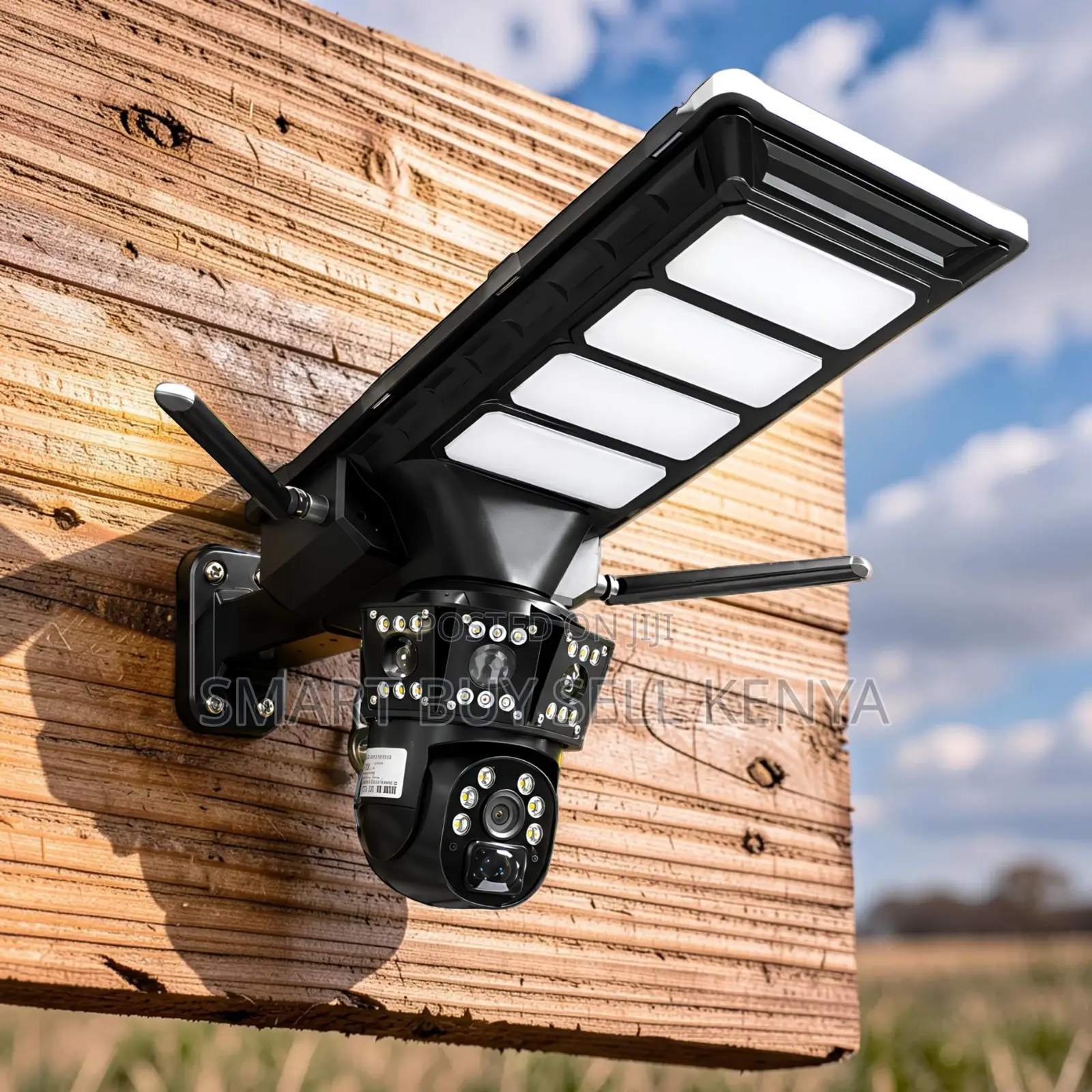 4g Smart Detection Solar Camera With Security Led Solar Street Light