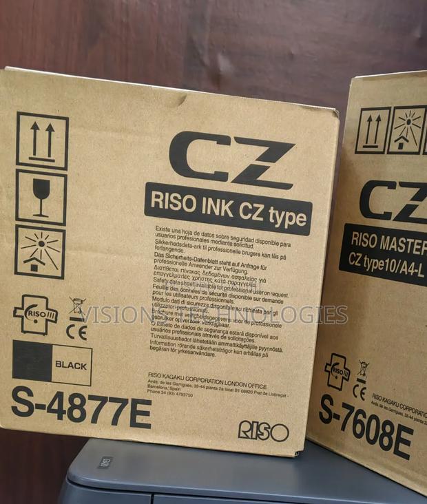 Cz Riso Ink for Risograph Machines(S-4877 Cz Type Ink)