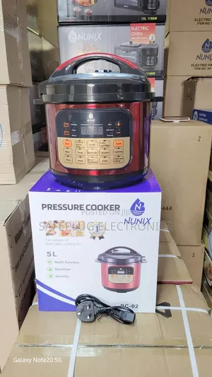 Electric Pressure Cooker -Fast Cooking Nunix 5l Digital Pressure