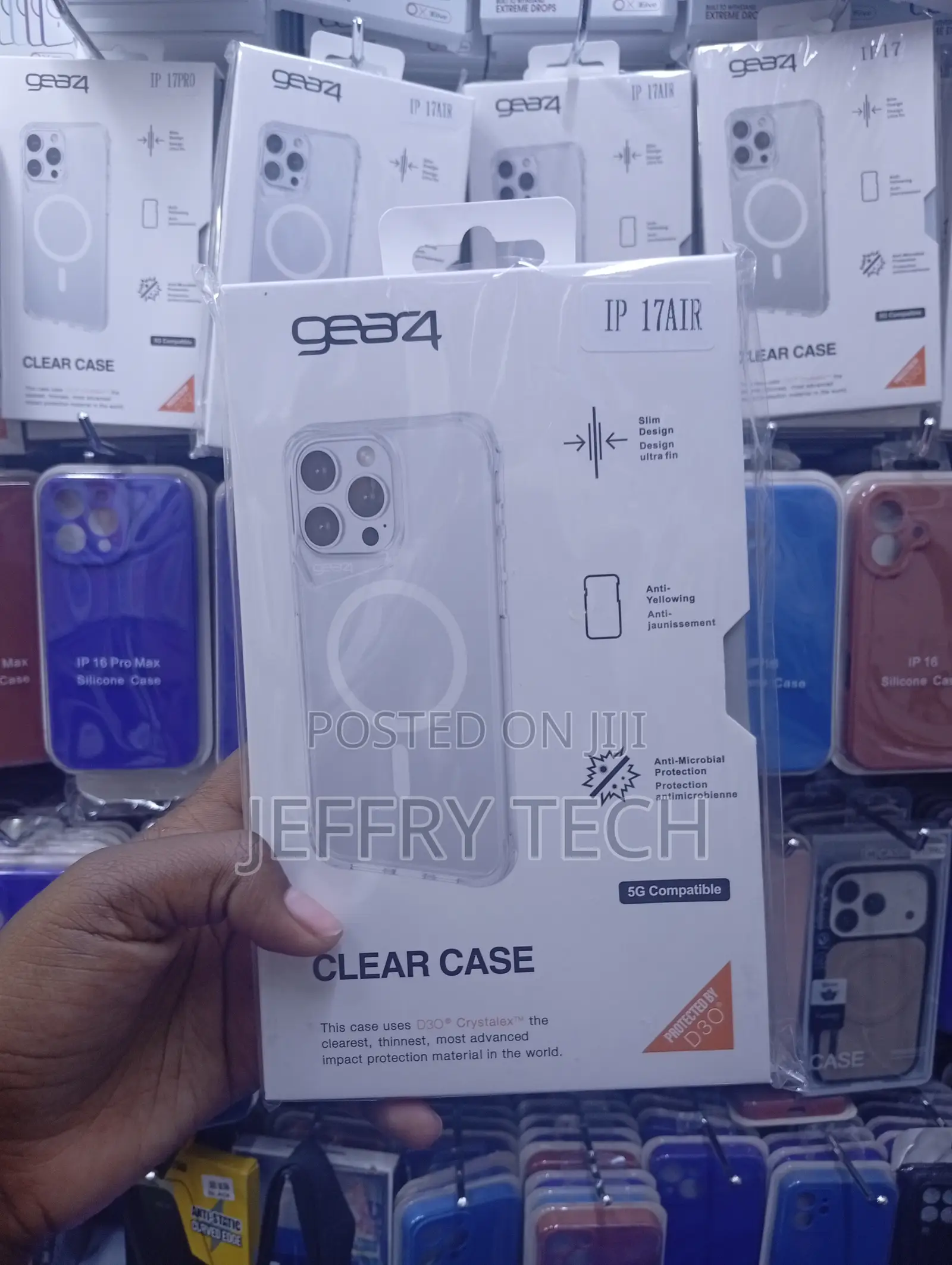 Ip 17air Clear Case Featuring D3o Crystallex Impact Protection