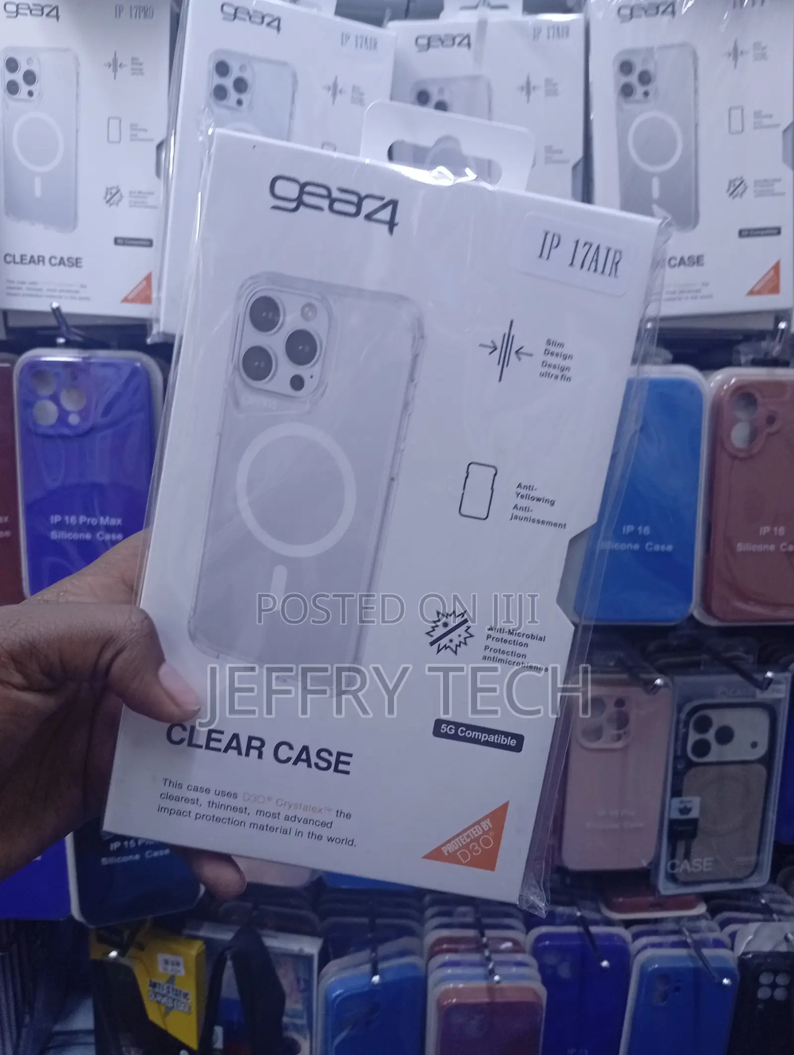 Ip 17air Clear Case Featuring D3o Crystallex Impact Protection