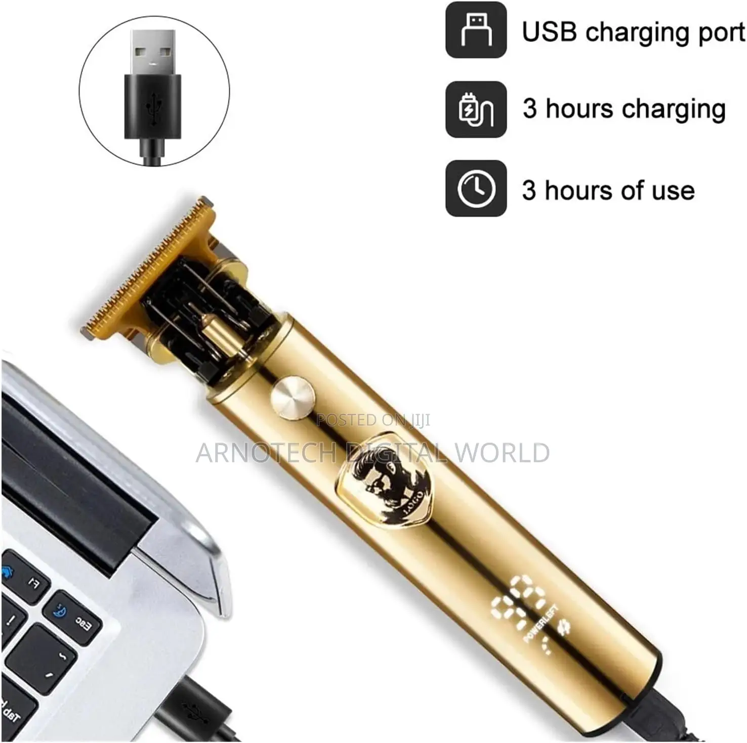 Rechargeable Vintage T9 Cordless Hair Cutting Machine Electric Shaver