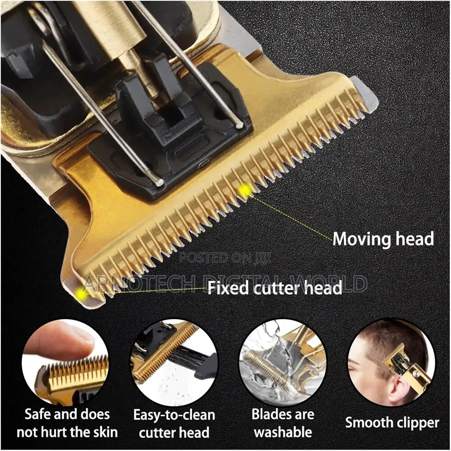 Rechargeable Vintage T9 Cordless Hair Cutting Machine Electric Shaver