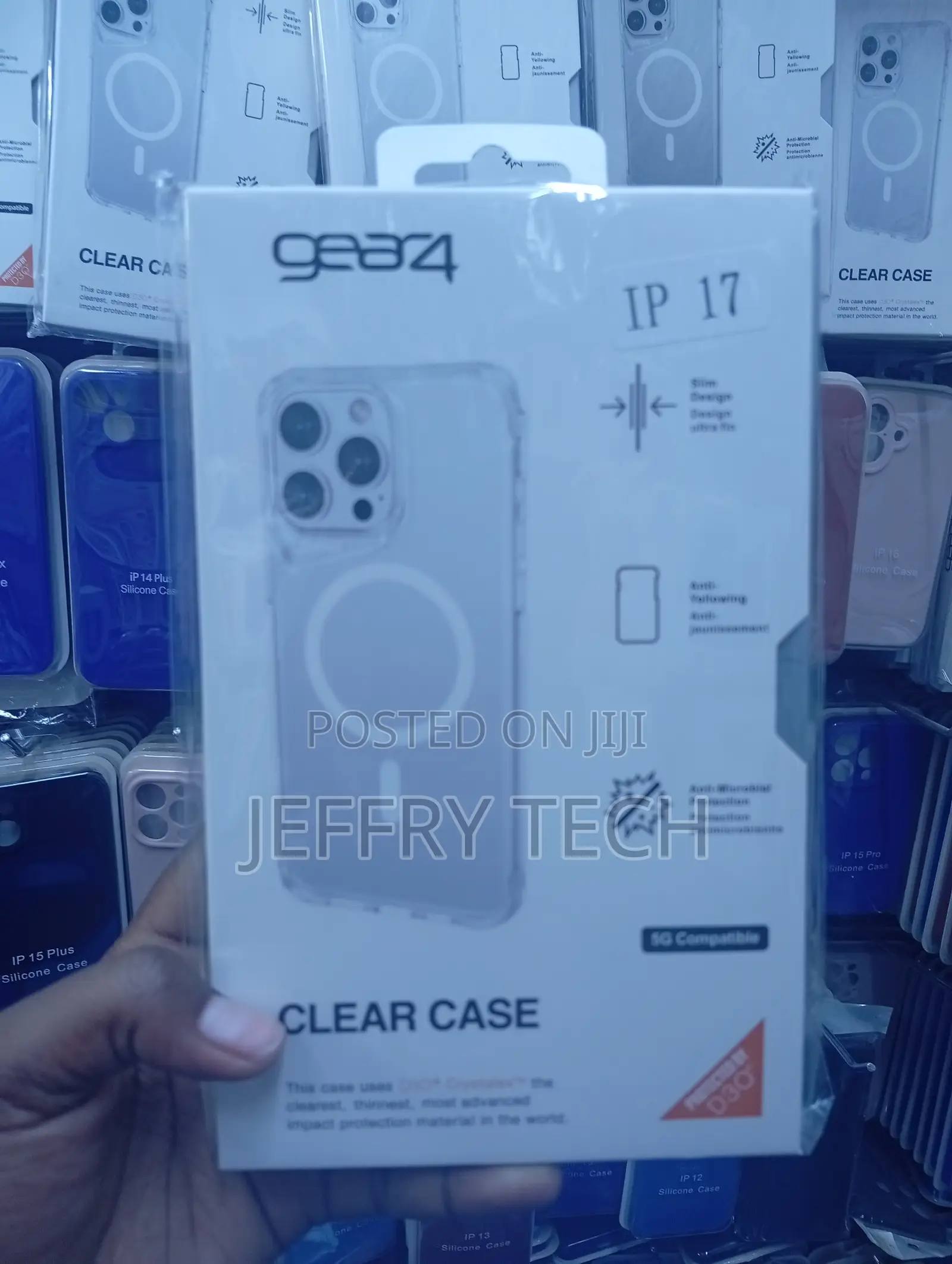iPhone 17 Transparent, and Anti-Microbial Case