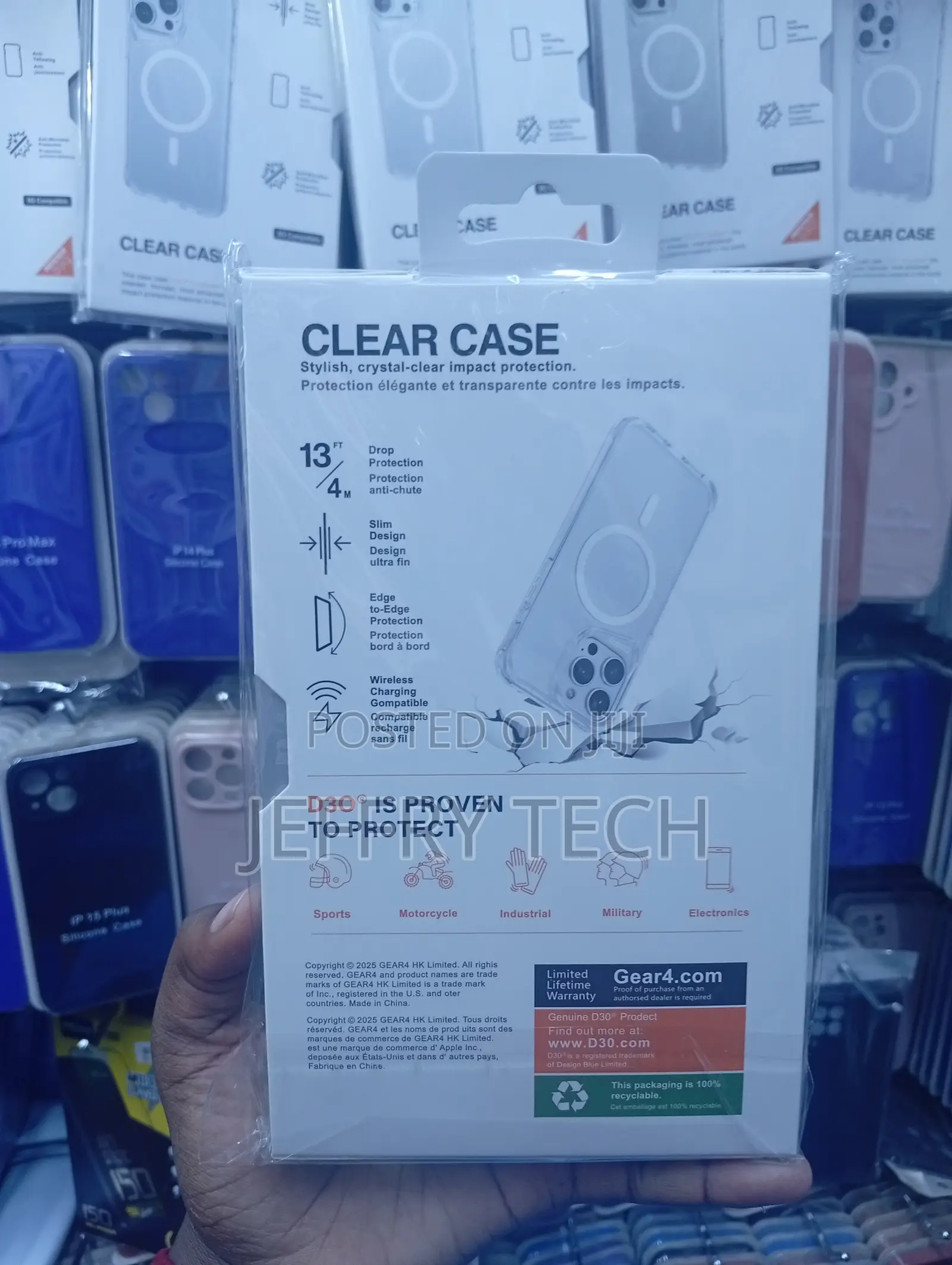iPhone 17 Transparent, and Anti-Microbial Case