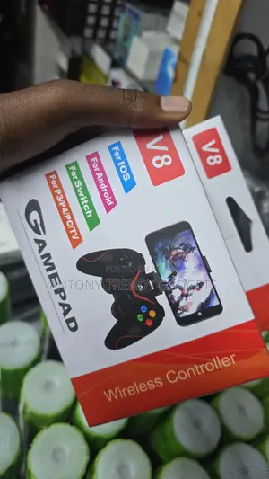 V8 Bluetooth Gaming Controller for Ps3 Ps4 Pc Tv Mobile