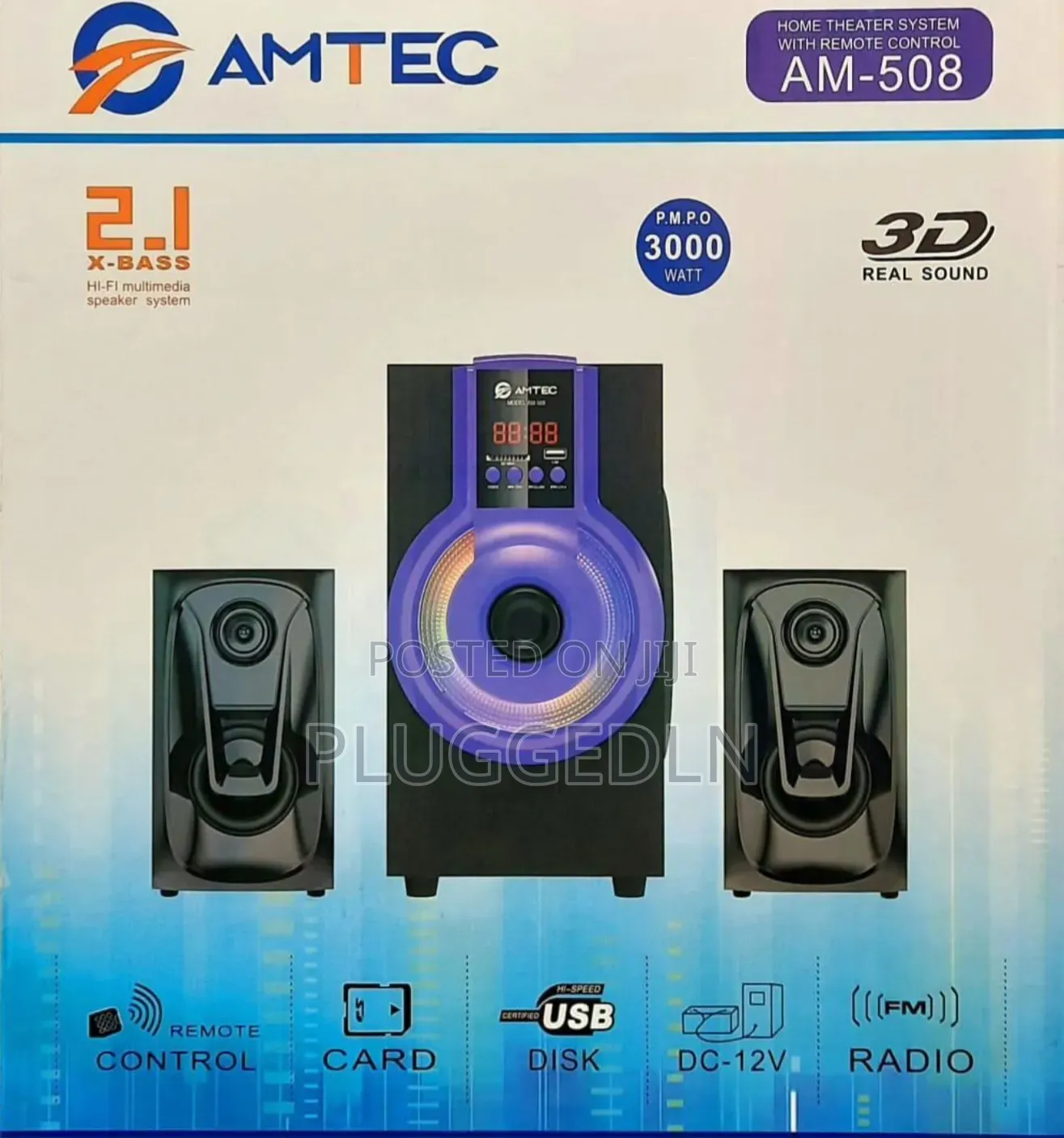 Amtec - 2.1 Channel Subwoofer .