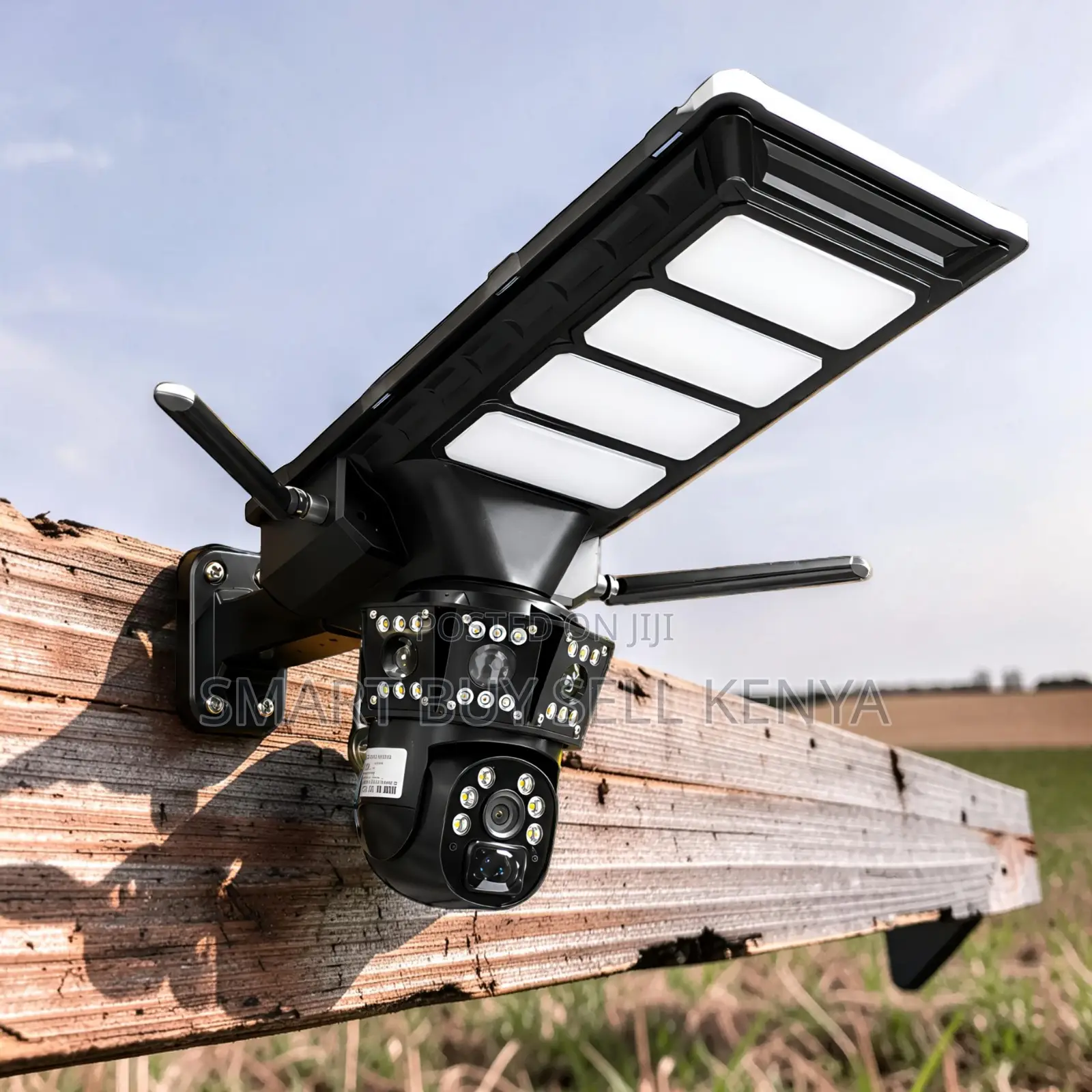 4g Easy to Install Solar Camera With Outdoor Led Solar Street Light