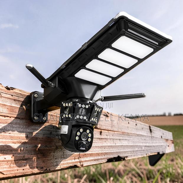 4g Easy to Install Solar Camera With Outdoor Led Solar Street Light