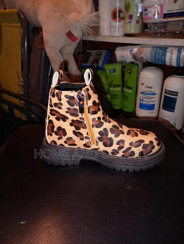 Children's Leopard Print Ankle Boot - thumbnail 2