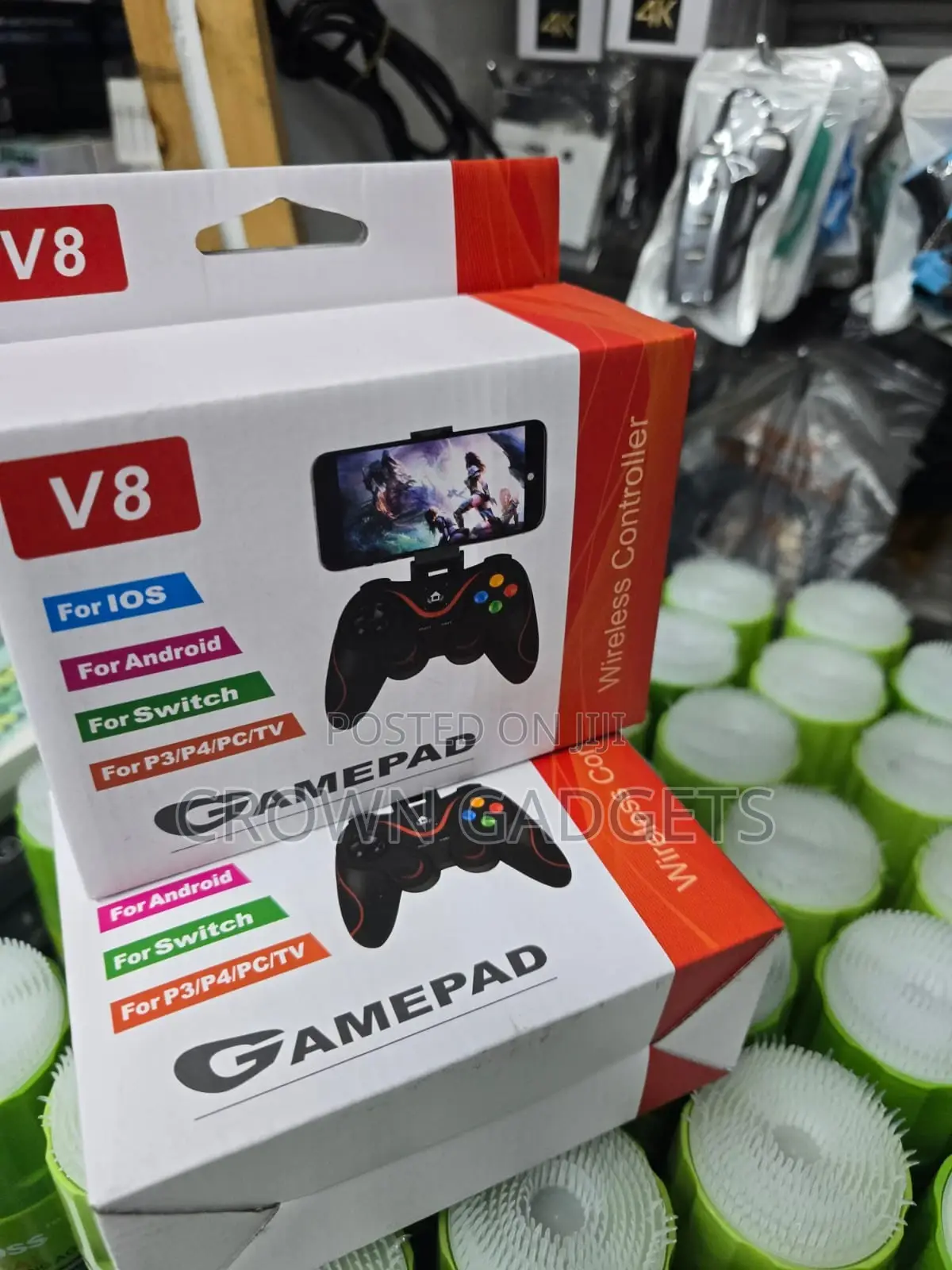 V8 Gaming Controller for Switch Ps3 Ps4 Tv Mobile