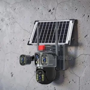 Auto Human Tracking Security 20mp 4g PTZ Triple Lens Solar Camera