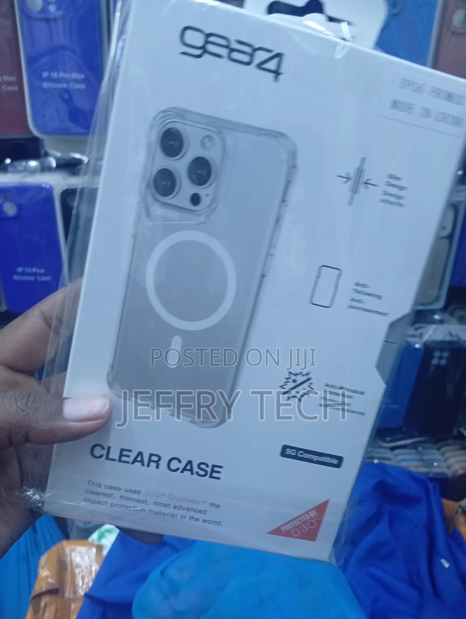 iPhone 16 Pro Max Military-Grade Drop Proof Clear Magsafe Phone Case